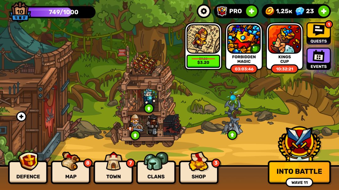 Screenshot of Tower Defense: Towerlands (TD)