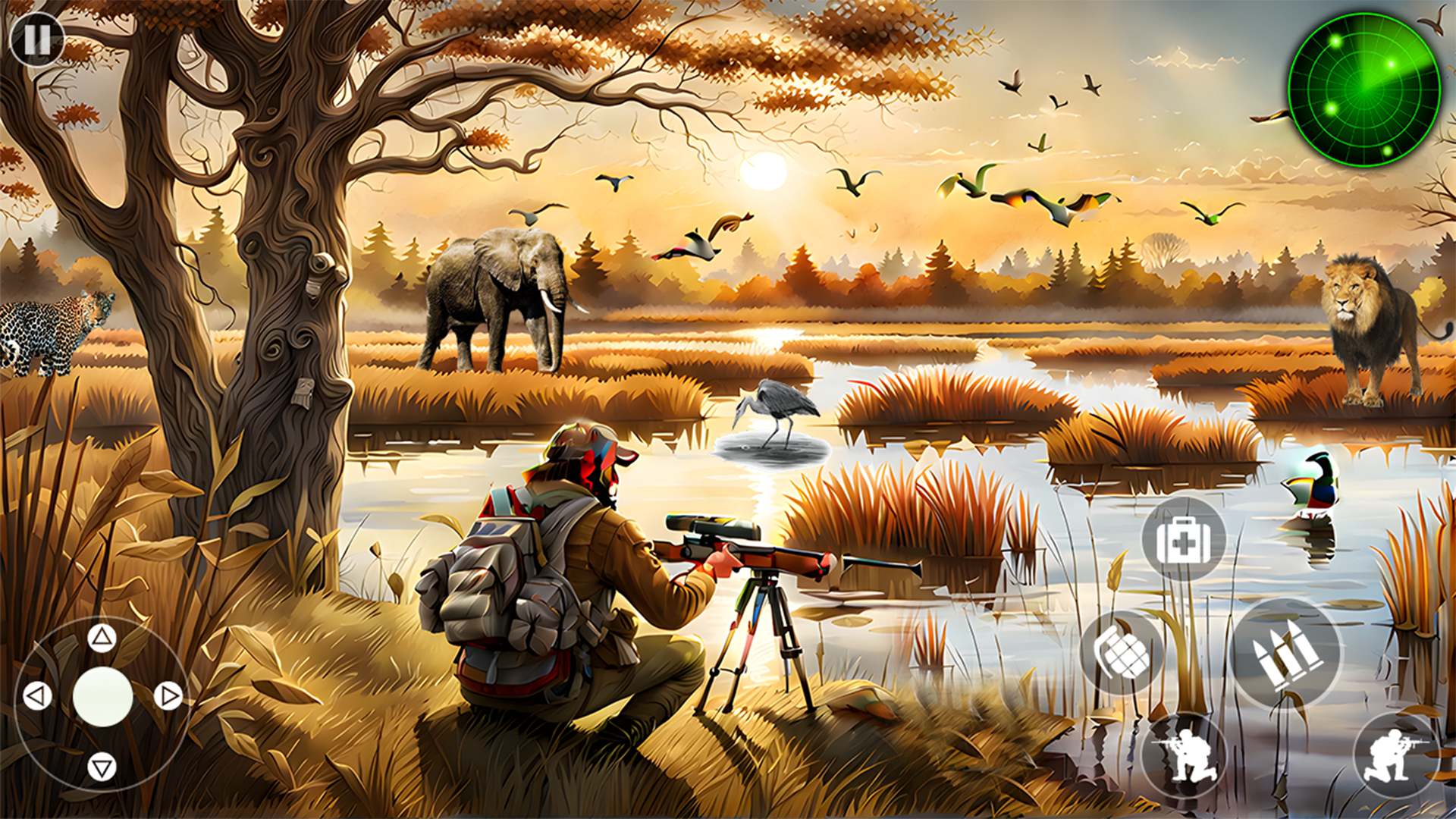 Wild Animal Shooting Games 3D Game Screenshot