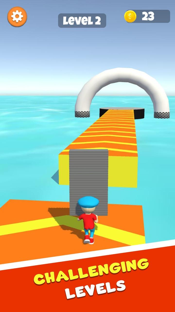 Shortcut Bridge Run Race Game Screenshot