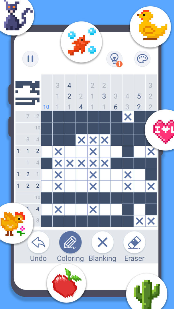 Nonogram - Logic Puzzles ภาพหน้าจอเกม