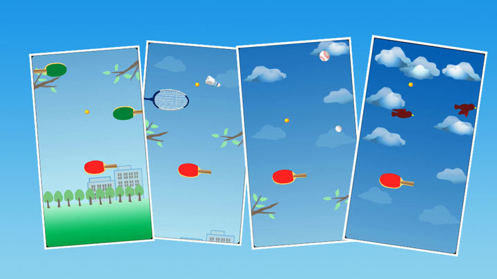 Screenshot of the video of 弹跳乒乓