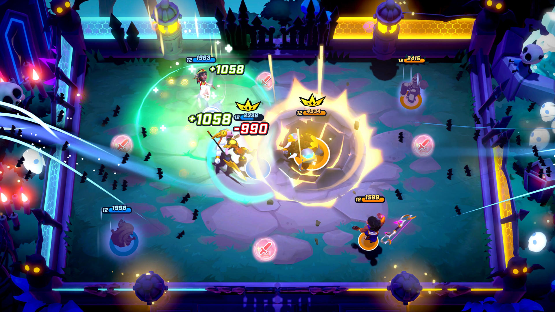 BUMP! Superbrawl ภาพหน้าจอเกม
