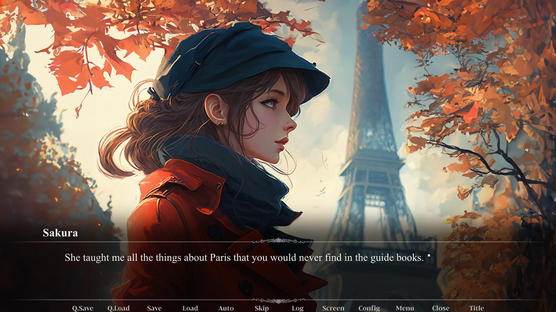 Screenshot of Sakura in Paris