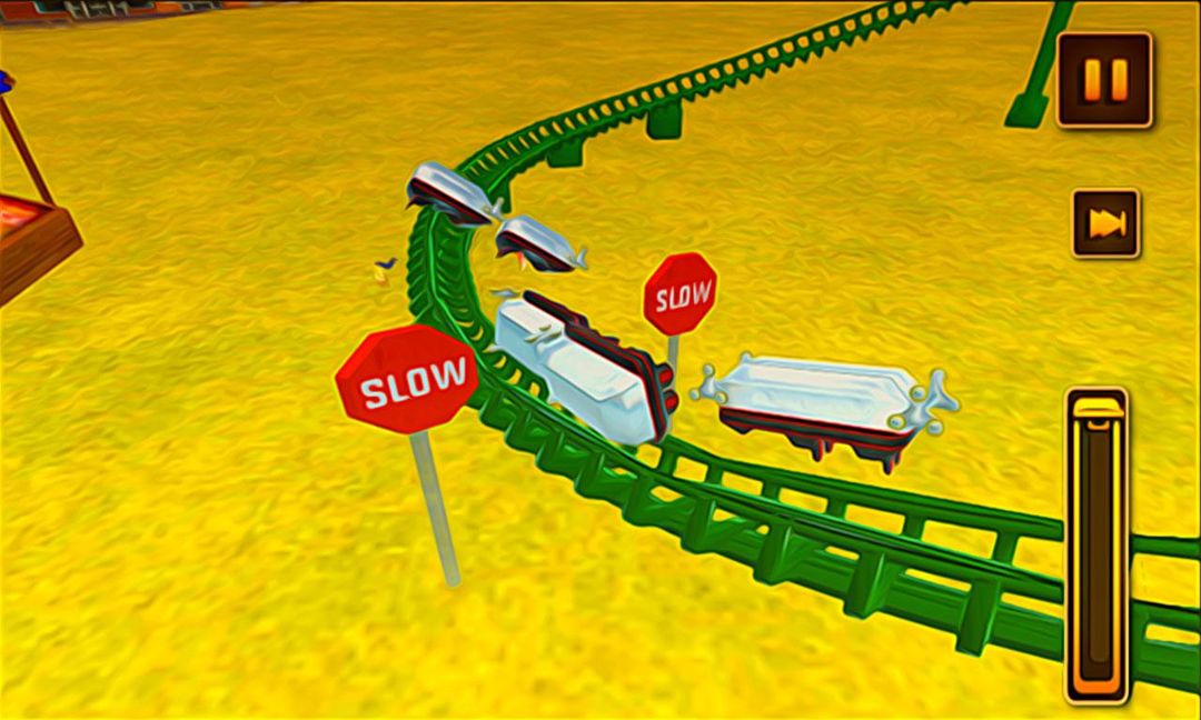 Crazy Roller Coaster Simulator ภาพหน้าจอเกม