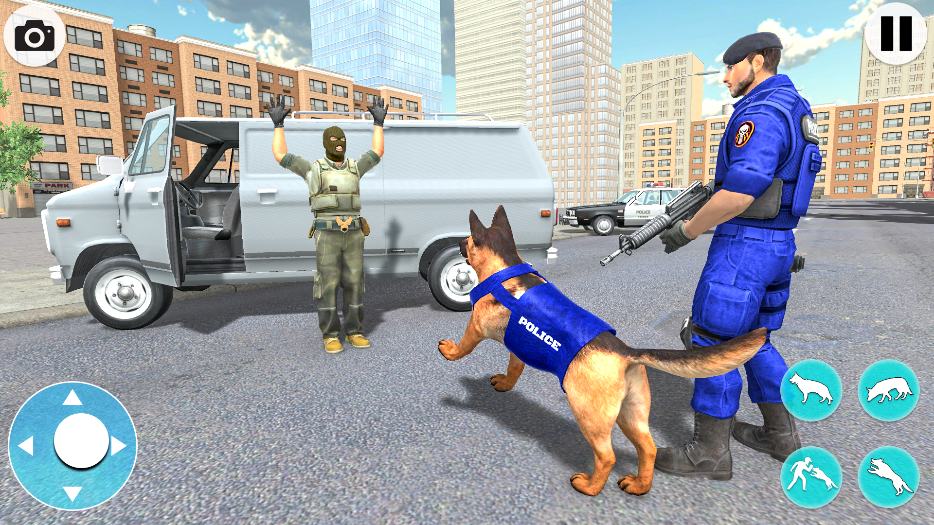 Police Dog Crime Shooter Game Game Screenshot