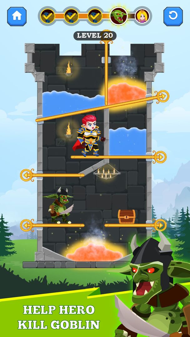 Hero Rescue screenshot game