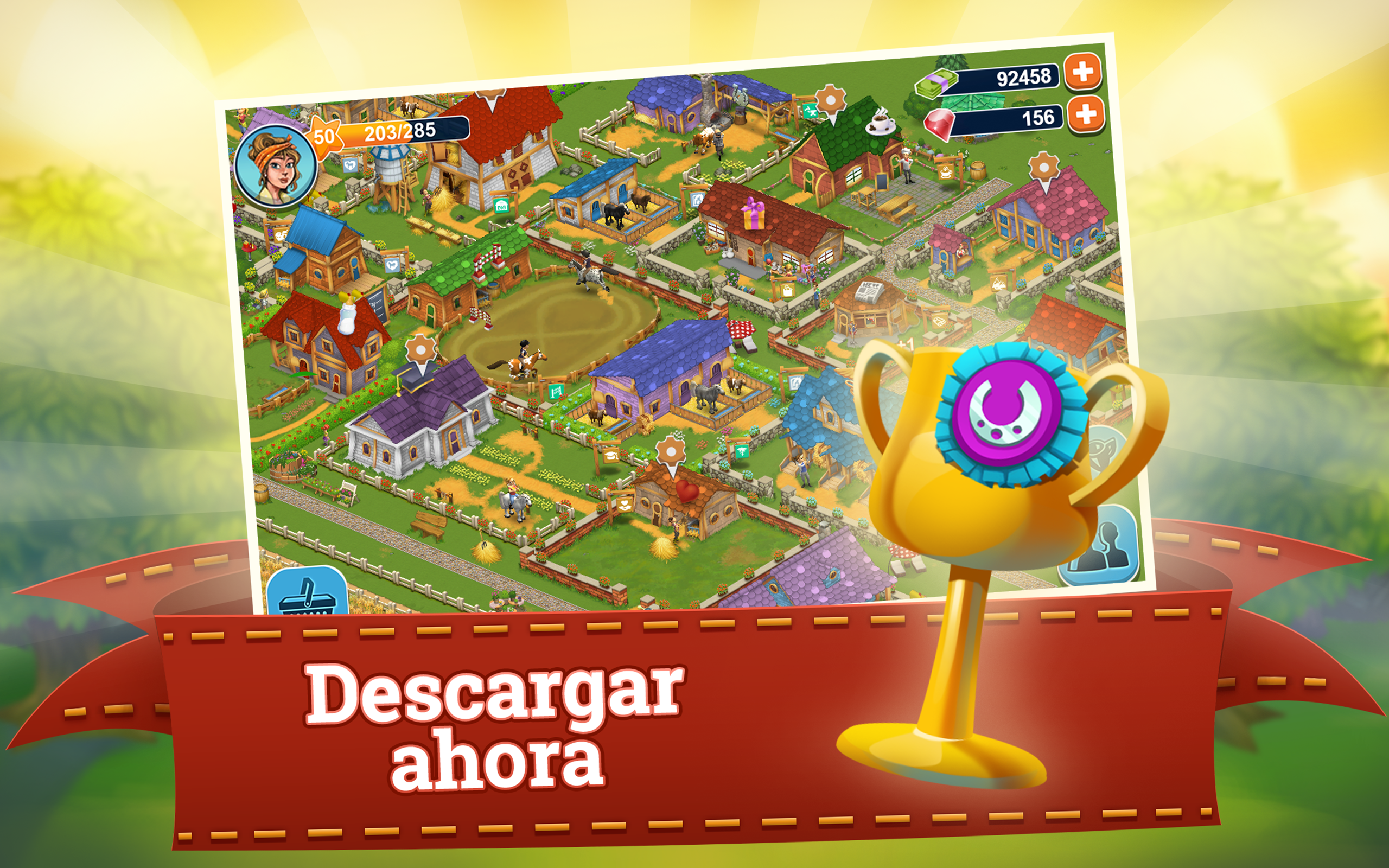 Captura de Pantalla del Juego Horse Farm