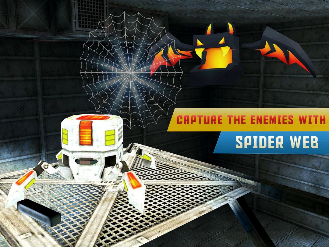 Spider Battle Robot Superhero 게임 스크린 샷