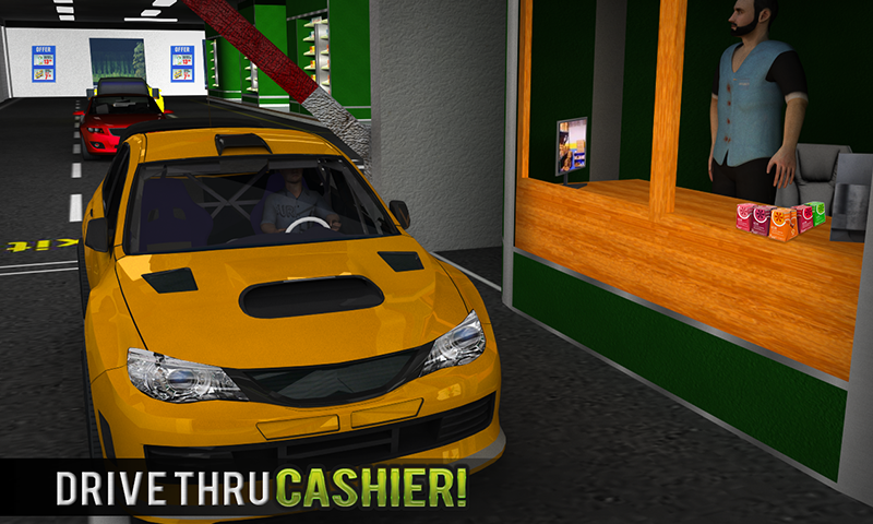 Shopping Mall Car Driving Game Game Screenshot