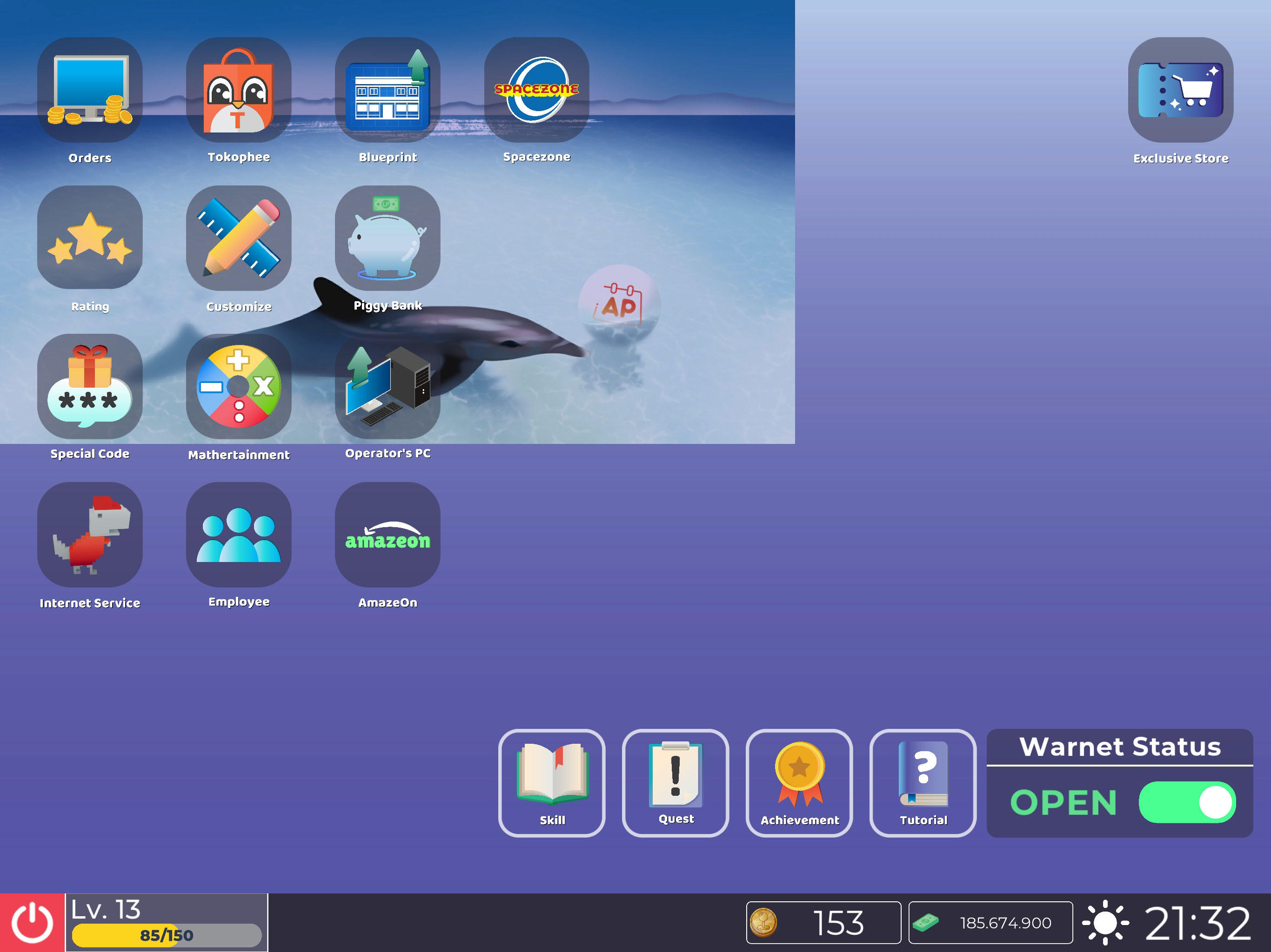 Gaming Cafe Life Game Screenshot