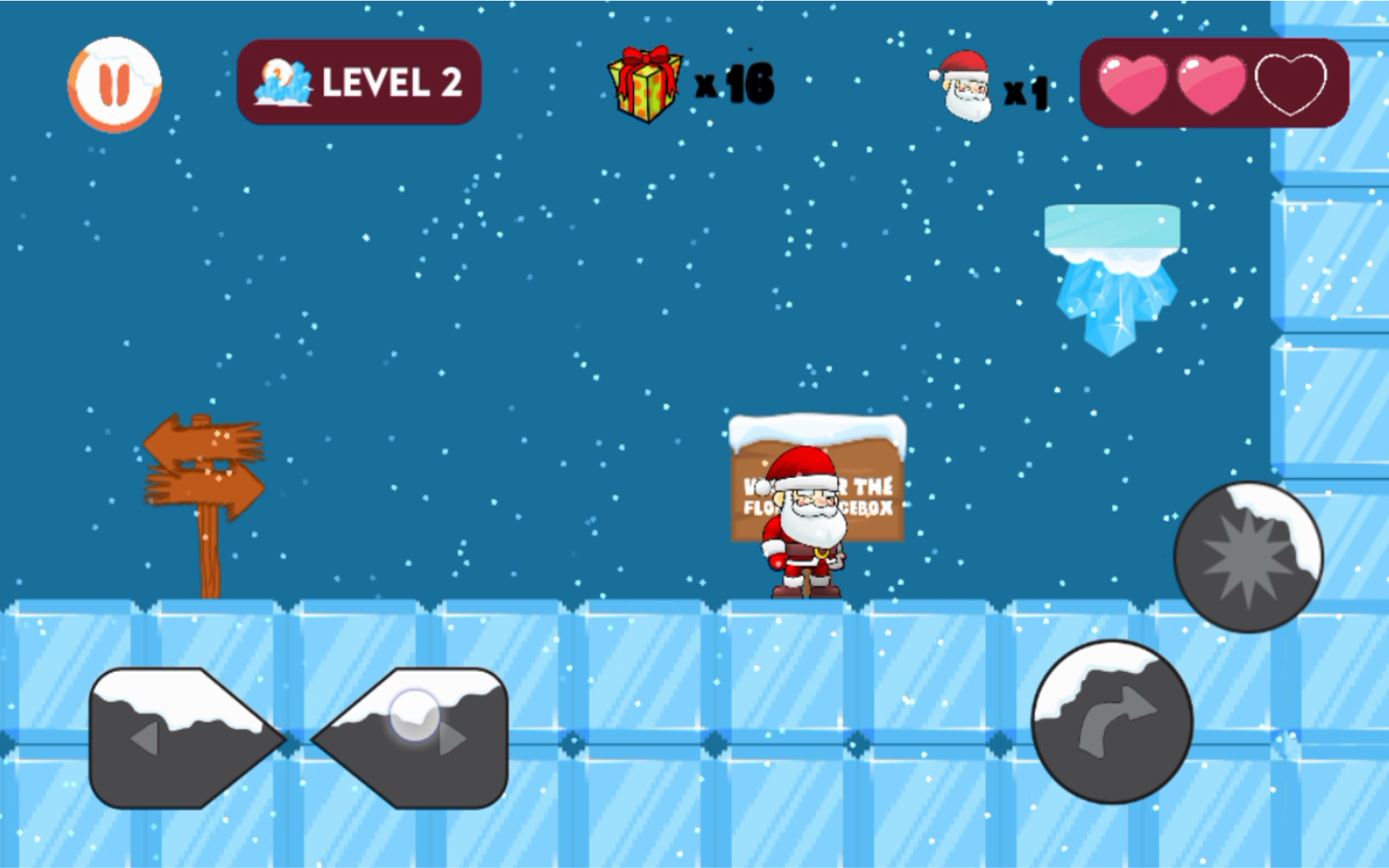 Santa Crunch Game Screenshot