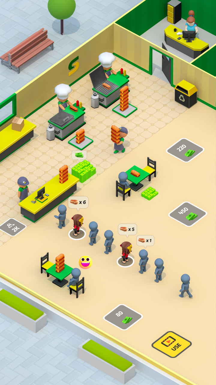 Food Stand Game Screenshot