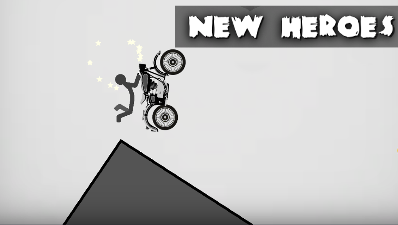 Captura de Tela do Jogo Stickman Racer Road Draw