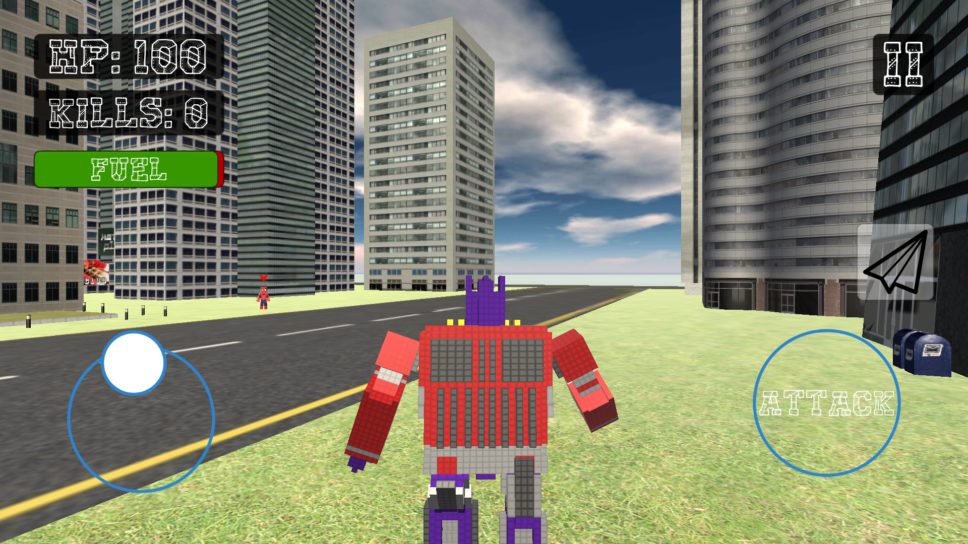 Helicopter Robot Craft ภาพหน้าจอเกม