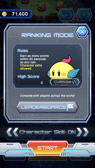 アルカノイドvsインベーダー+ ゲームのスクリーンショット