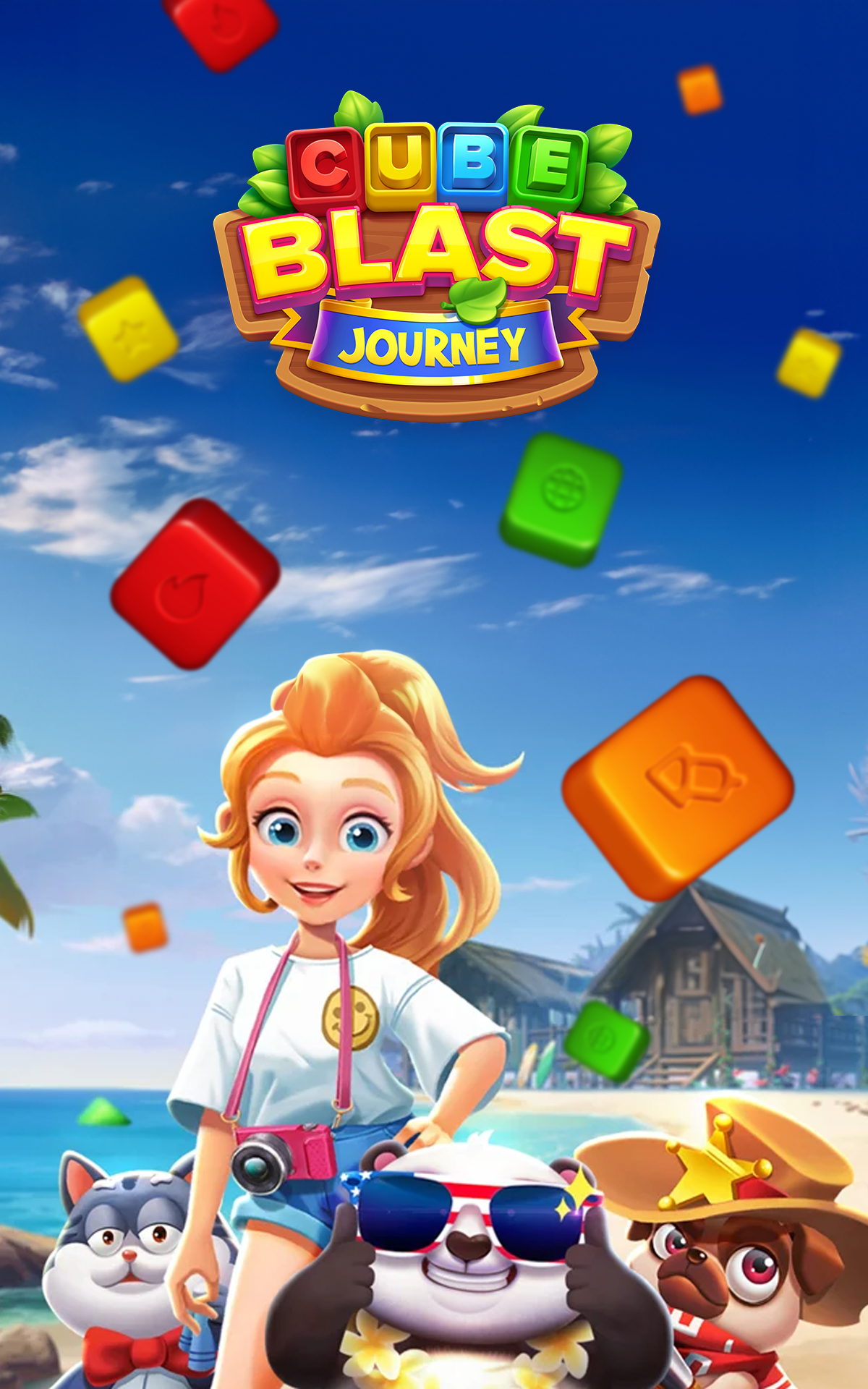 Cube Blast Journey: Toon & Toy Game Screenshot