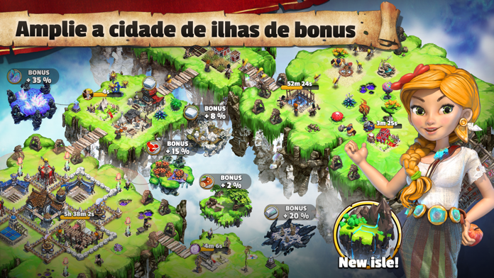 Captura de Tela do Jogo Batalha Skylands: Ilha Alianca