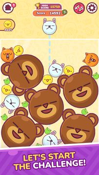 Zoo Fruity Merge Game Screenshot