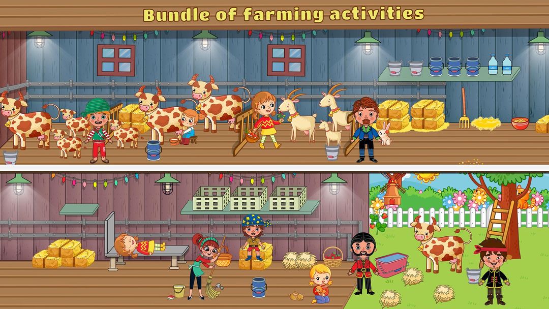 Pretend Play Farm Village Life ภาพหน้าจอเกม
