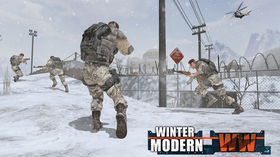 Rules of Modern World War Winter FPS Shooting Game遊戲截圖