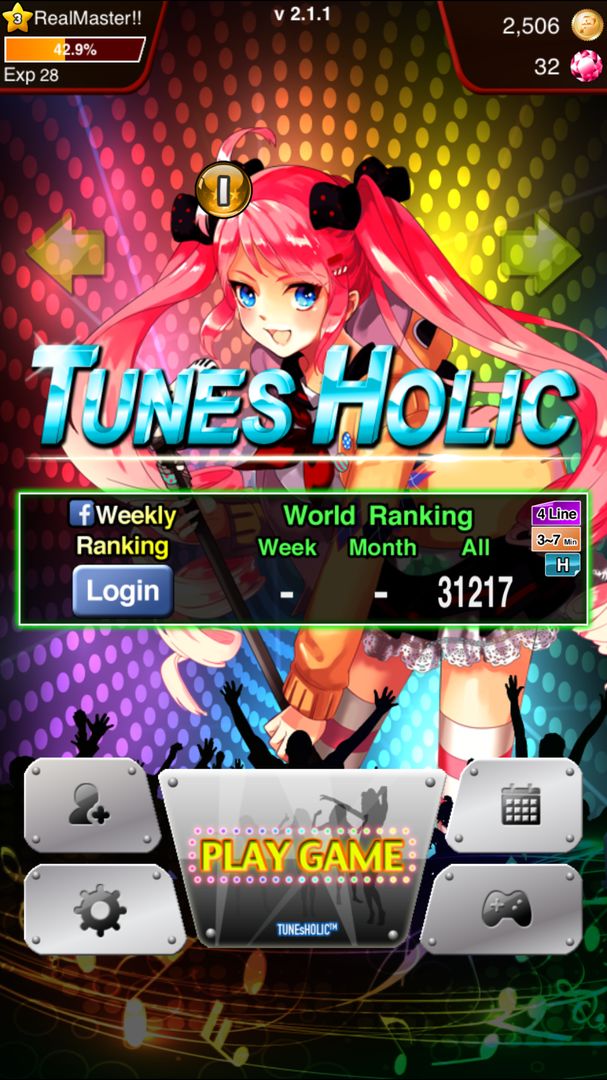 Screenshot of TunesHolic