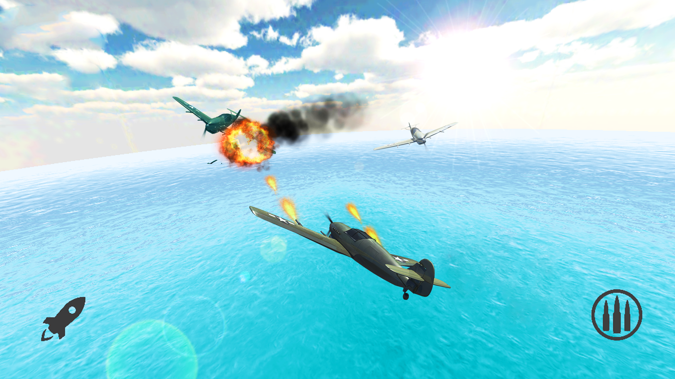Captura de Tela do Jogo Air Strike HD