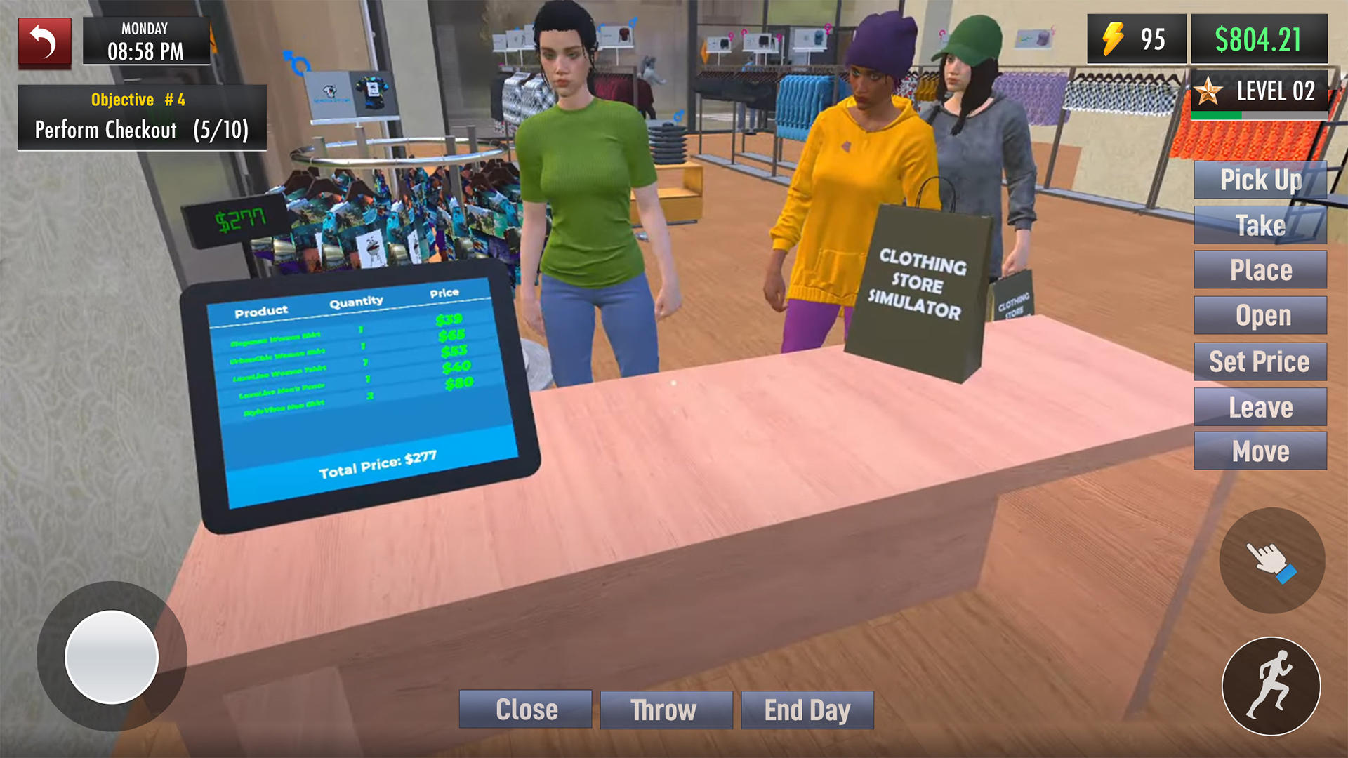 Clothing Store Game 3D Game Screenshot