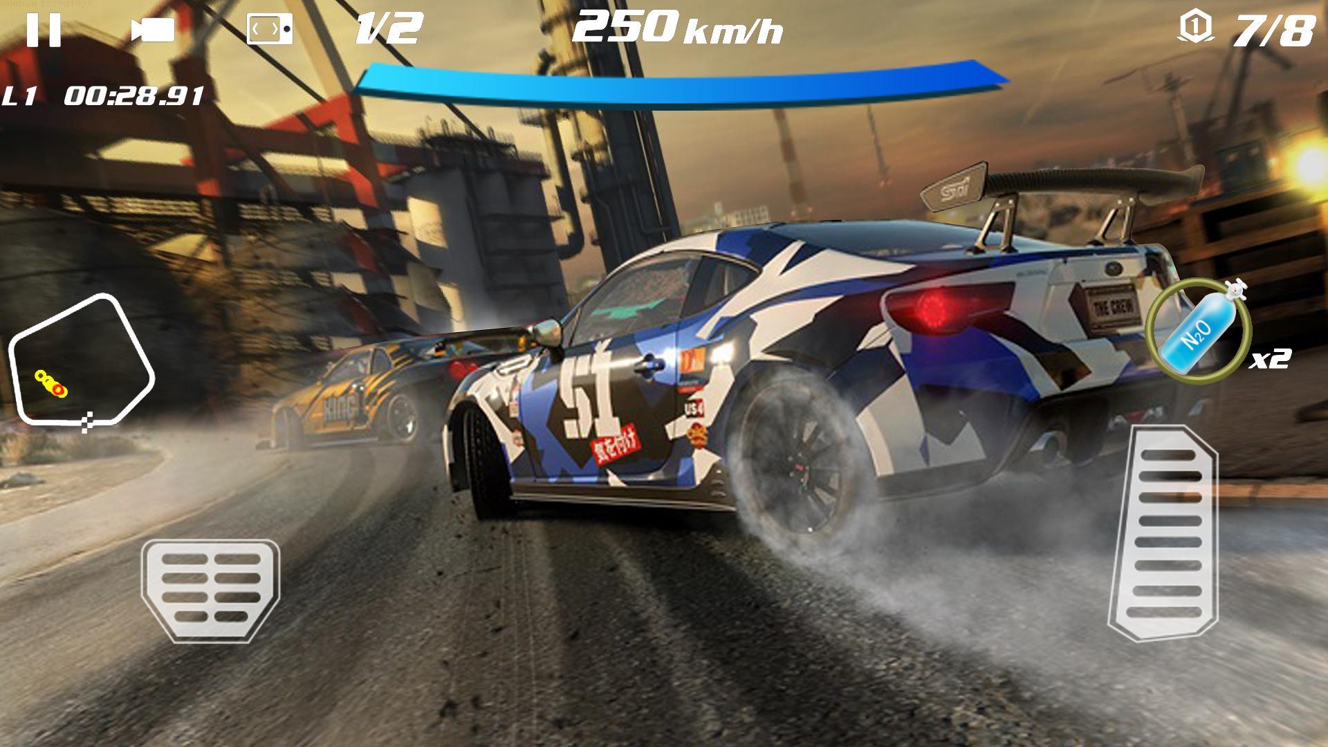 Crazy Racing Car 3D 게임 스크린 샷