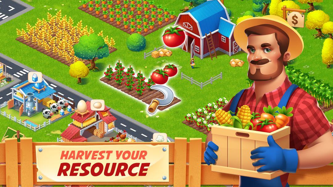 Farm City : Farming & City Building 게임 스크린 샷
