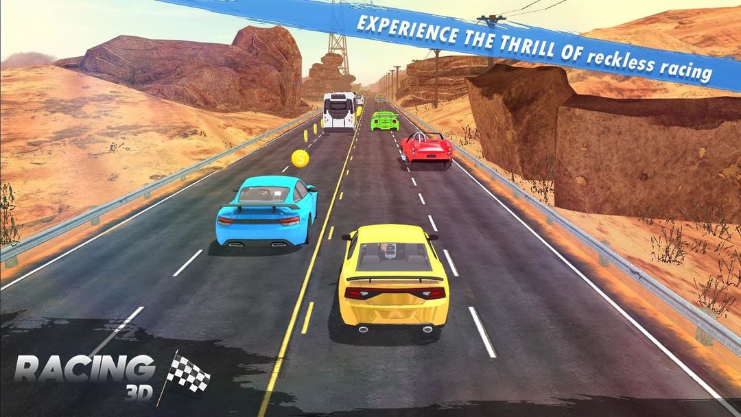 Screenshot of Racing 3D - Extreme Car Race