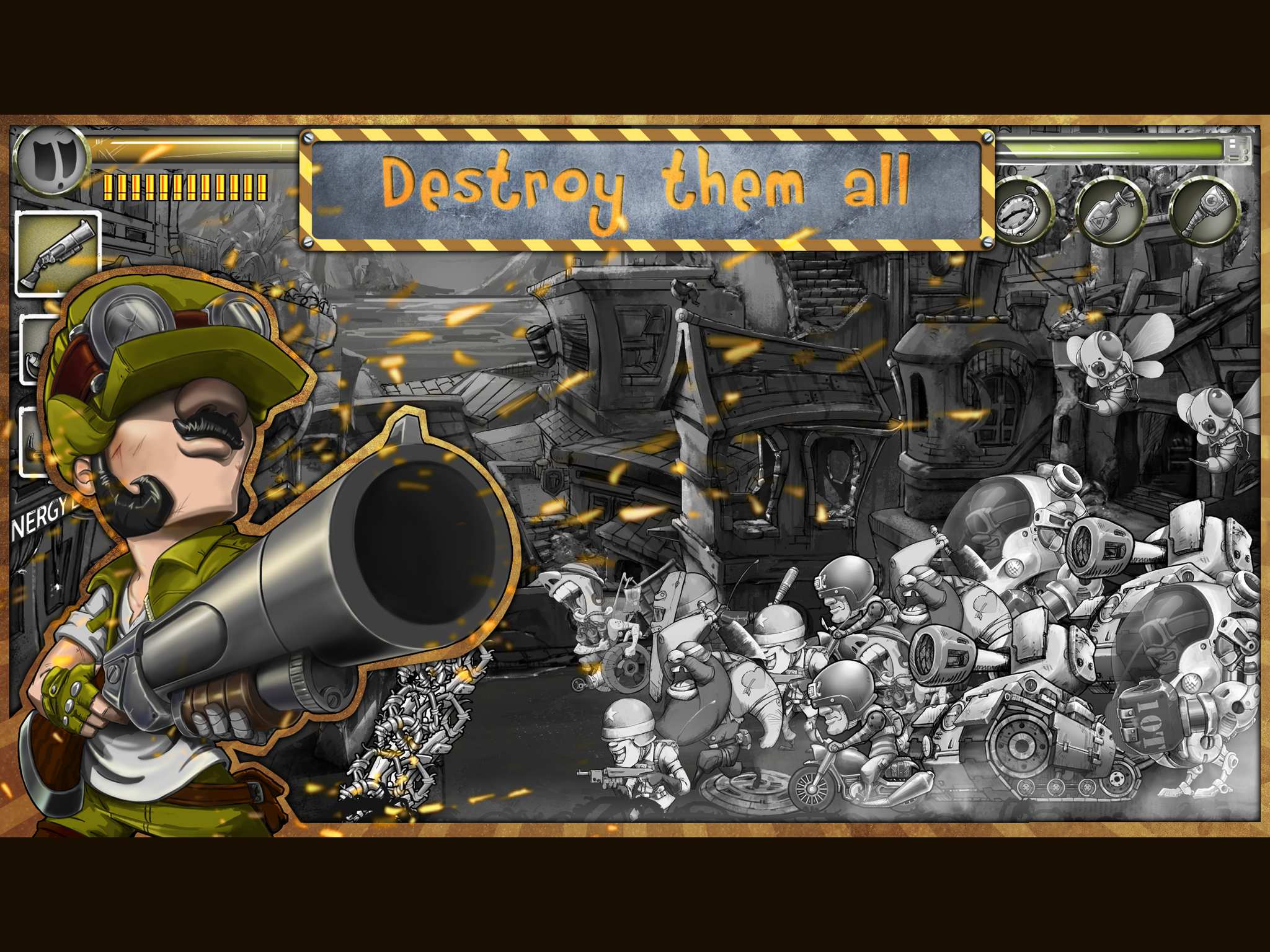 Metal Defender: Battle Of Fire Game Screenshot