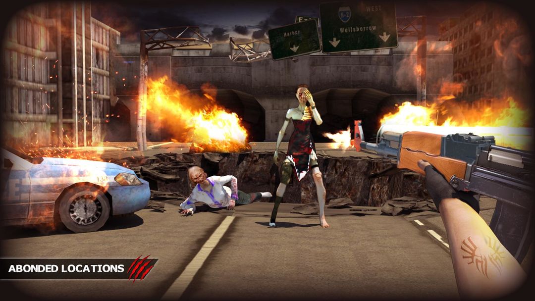 Screenshot of Dead Walk City : Zombie Shooting Game