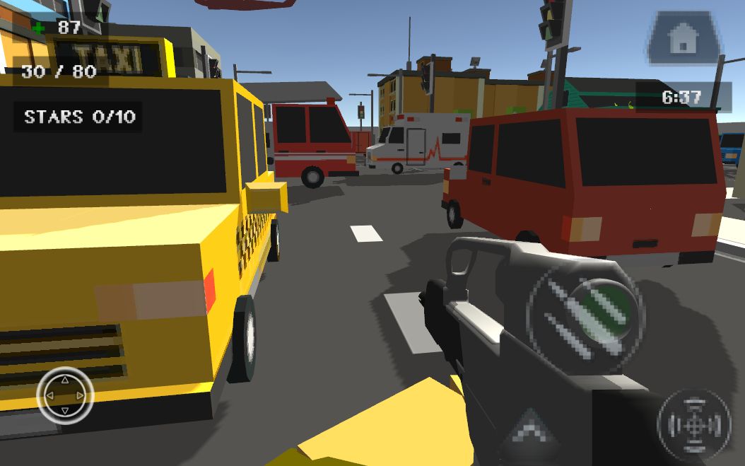 Screenshot of Pixel Smashy War - Gun Craft