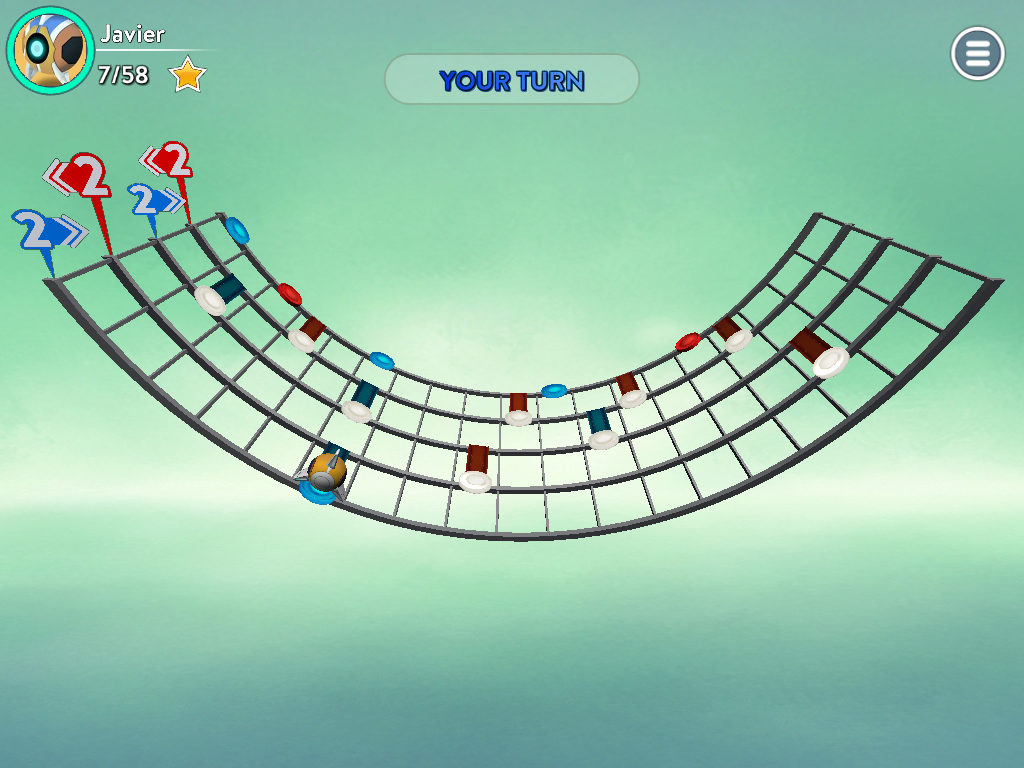 Blues and Reds Game Screenshot