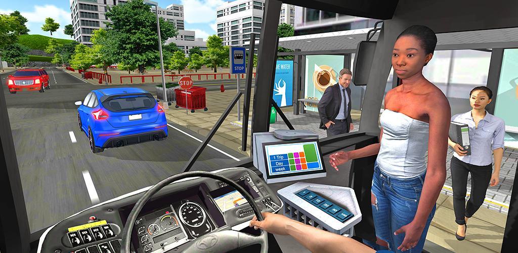 Banner of Bus Simulator 2018: conducción en la ciudad 