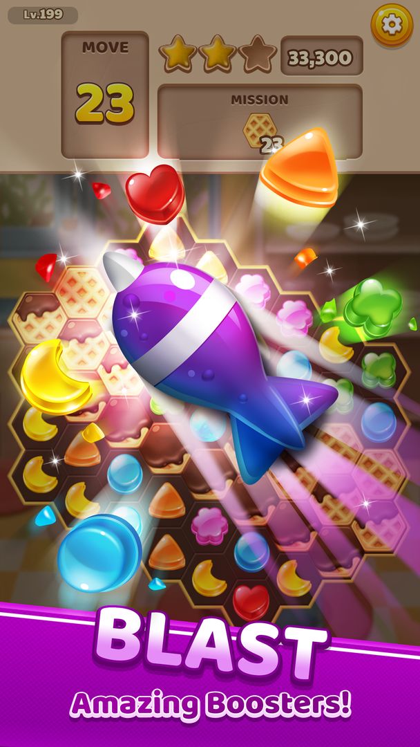 Pudding Pop Blast - Swap & Match Tasty Jelly ภาพหน้าจอเกม