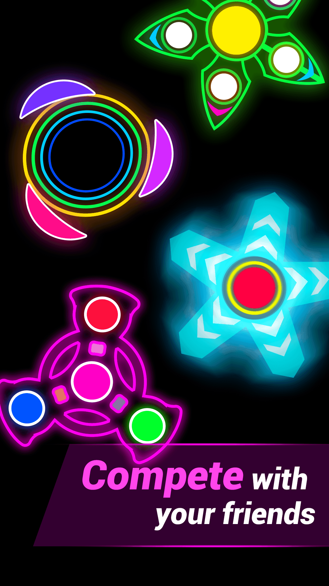 Draw Finger Spinner Game Screenshot