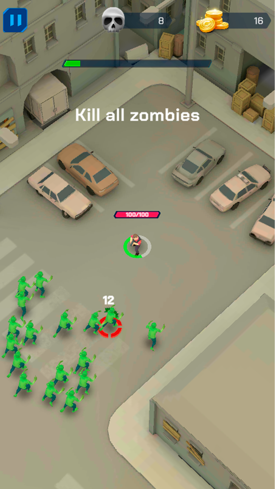 Survivor Base: Zombie City 3D Game Screenshot