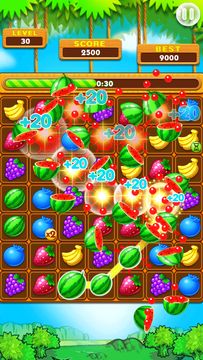 Fruit Splash ゲームのスクリーンショット