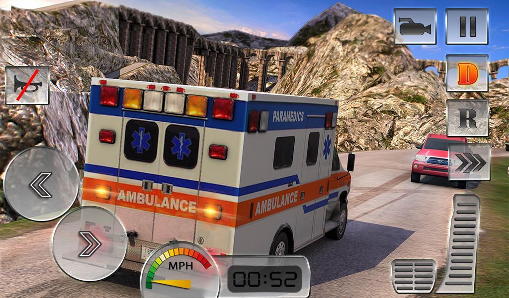 Ambulance Rescue Driving 2016 ภาพหน้าจอเกม