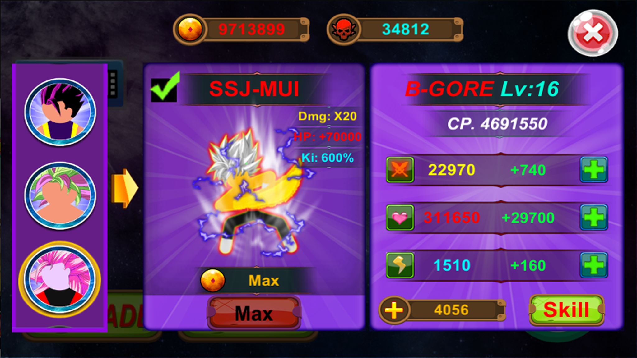 Cuplikan Layar Game God of Stickman 3