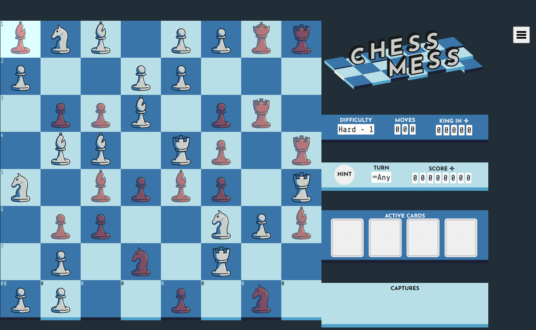 Cuplikan Layar Game Chess Mess