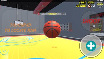 Скриншот игры Basketball Total Free Shot
