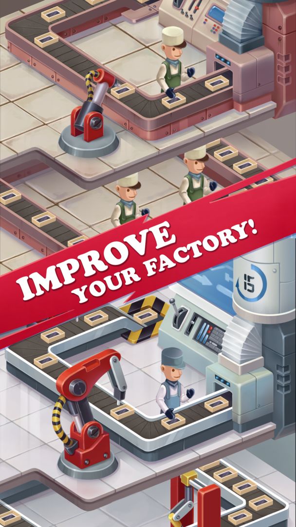 Screenshot of Phone Factory - idle smartphone making game