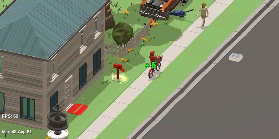 Paper Delivery Bike遊戲截圖