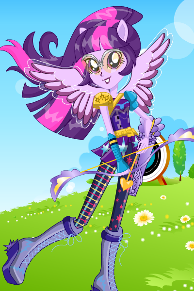 Archery Pinkie Pie Rarity Fluttershy Twilight Game Screenshot
