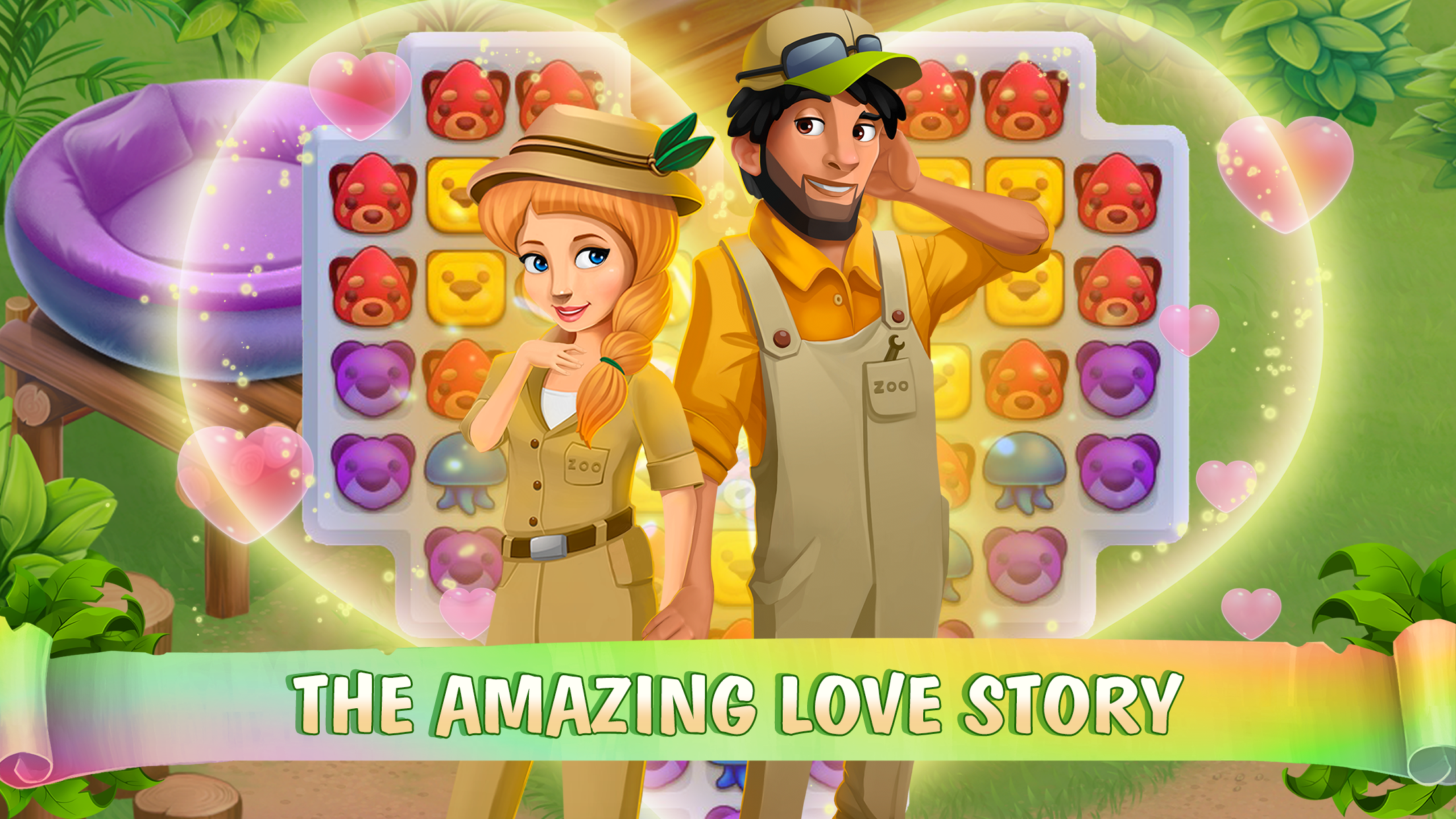 Zoo Island: Exotic Garden Game Screenshot