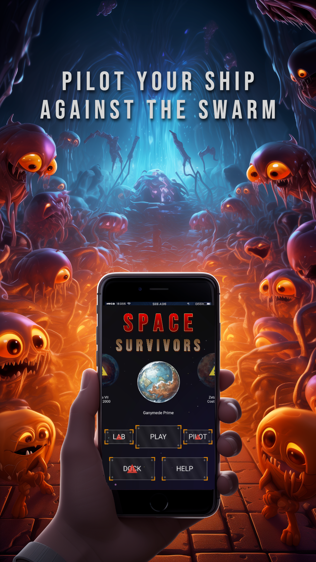Screenshot of Space Survivors