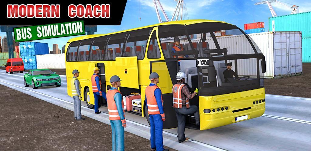 Banner of Modern Bus Arena - Moderner Reisebus-Simulator 2020 3.3
