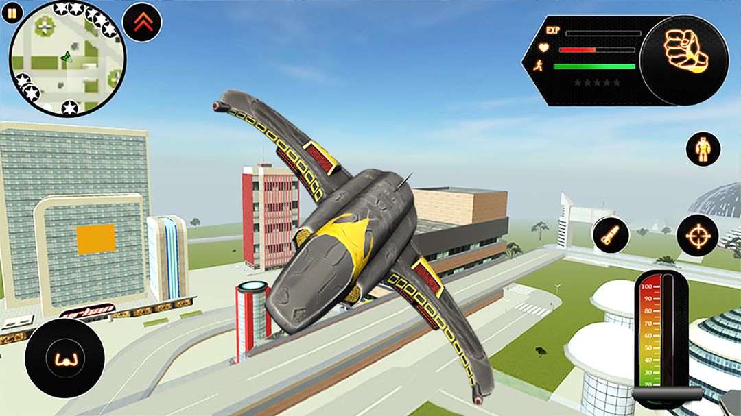 Spacecraft Robot Fighting Robot Transforming Game screenshot game